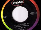 Beatles Please Please Me From Me To You 45 Vee Jay VJ 581 oval 1964 vinyl record