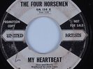 Doo Wop 45 FOUR HORSEMEN My Heartbeat UNITED ARTISTS HEAR