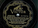 TED WEEMS - YOU'RE CREAM IN MY COFFEE - VICTOR SCROLL 78 RPM