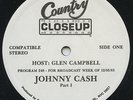 Rare Country Radio Show  - Johnny Cash - Glen Campbell - 2-LPs & Cue Sheet - M-