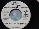 Rockabilly Surf Instro Promo 45 Scouts The Mr. Custer Stomp Rendezvous VG+  DJ