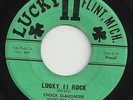 SUPER RARE 1960 MICHIGAN ROCKABILLY-CHUCK SLAUGHTER-LUCKY 11 ROCK-45-VERY NICE