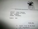 ANGRY SAMOANS Inside My Brain LP TEST PRESSING kbd tsol fear cramps black flag