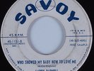 R&B Mambo 45 LARRY DARNELL Who Showed My Baby How to Love Me SAVOY HEAR dj