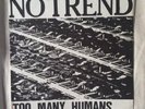 No Trend - Too Many Humans..... first press LP