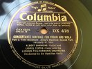 England UK Columbia Magic 4x 78 RPM Mozart Violin Viola Harty Sammons DX 478-81