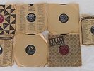 7 VINTAGE ROCK RECORDS 78'S ELVIS BILL HALEY BILLY WARD THE PLATTERS & MORE