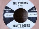 Doo Wop / Group 45-Avalons-Hearts Desire-Unart 2007-PROMO-BEAUTY