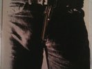 THE ROLLING STONES STICKY FINGERS LP RECORD Rare Andy Warhol edition 1971