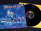 MEGADETH -Rust in Peace LP 1990 , first press RAR overkill pantera danzig slayer