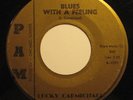 LUCKY CARMICHAEL on PAM 1002 rare blues rocker 45 *Listen*