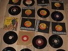 VINTAGE AMMITTI PLATTER-PAK 45 RPM RECORD HOLDER C/W RECORDS  BEATLES  ELVIS ETC