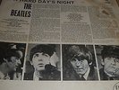 tatty lp cover for hard days night with possible beatles autographs and help lp