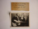 Big Bill Broonzy  EP +  Autograph photo & memorabilia  Chicago Blues  B. Bryden