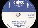 CHUCK BERRY - Chess 1697 - Beautiful Delilah / Vacation Time - '58 R&B 78 VG/VG+