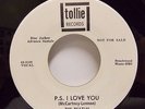 Rare Beatles 1964 Tollie White Lbl PROMO 45 