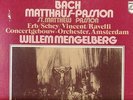 Bach: St. Matthew Passion  Erb Schey Vincent Ravelli Willem Mengelberg Box 3 LP
