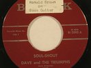DAVE and The TRIUMPHS “Soul-Shout” rare private garage 45 on BOSWICK NICE HEAR