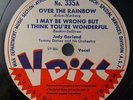 V-Disc No. 335 78rpm WWII 1944 Judy Garland Tommy Dorsey Dick Haymes RARE VDisc