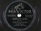 R&B 78 BLOW TOP LYNN Rampaging Mama / Real True Gal on RCA Victor