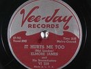 Blues 78 ELMORE JAMES It Hurts Me Too/Elmore's Contribution To Jazz on Vee-Jay