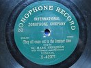 MUSIC HALL: MARK SHERIDAN 'THEY ALL COME OUT IN THE SUMMER TIME' 1905 ZONOPHONE