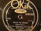 LOUIS ARMSTRONG AND HID HOT SEVEN OKEH Alligator Crawl/ Willie The Weeper NICE