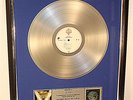 ZZ Top, Eliminator, Platin Record, platin Schallplatte, Award, gold
