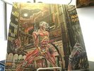 3 IRON MAIDEN LP's - SEVENTH SON  -SOMEWHERE IN TIME - PIECE OF MIND