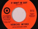 rare Soul 45 VONCIEL MYERS on GAYNOTE Listen