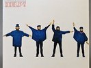 PARLOPHONE HELP BEATLES UK LP GRAMOPHONE TUBE CUT TWO MARK LABEL PLAYS MINT