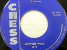 HOWLIN WOLF 45 Poor Boy / Sitting On Top of the World CHESS Blues #BB1546