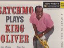 Orig 60 LOUIS ARMSTRONG Satchmo Plays King Oliver LP Audio Fidelity 1930 Mono DG