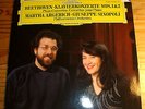 ARGERICH SINOPOLI Beethoven Piano Concertos 1 & 2 LP DG Digital