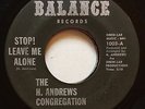 THE H ANDREWS CONGREGATION Chitlin Circuit Stop BALANCE 1003 Funk Northern Soul