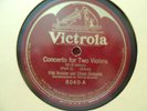 Bach  Concerto for Two Violins Kreisler/Zimbalist  2  Victor singles 8040/76030