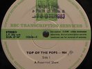 GARY NUMAN BBC TOP OF THE POPS 984 TRANSCRIPTION RECORD