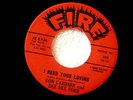 DON GARDNER DEE DEE FORD I NEED YOUR LOVING VG++ FIRE 508 TELL ME   R&B 45