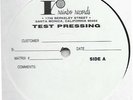 METALLICA Ride The Lightning 2LP promo test pressing