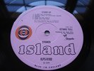 JETHRO TULL STAND UP ISLAND UK PINK TEXTURED BALL LOGO LABEL FIRST SUPERB G/FOLD