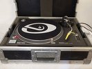 Technics 1210 mk2 dj turntable plattenspieler+Case/Koffer+System Tonar