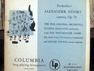 PROKOFIEV Alexander Nevsky VG+ COVER ART ANDY WARHOL 1949 Columbia Master 4247