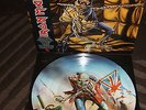 IRON MAIDEN - PIECE OF MIND   PICTURE DISC - MINT - VENOM SLAYER