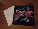 ACDC AC/DC vinilo con Firmas originales Angus Young, signed autograph