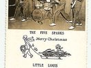 ROCKABILLY bw/ DOOWOP 45 + PHOTO INSERT--FIVE SPARKS --HEAR -1959 GEORGIA JIMBO