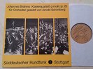 BRAHMS Klavierquartett g-moll op.25 ARNOLD SCHÖNBERG Süddeutscher Rundfunk