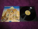 IRON MAIDEN POWERSLAVE LP INSERT RARE GREEK SECOND PRESS black letters on label