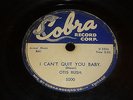 Otis Rush BLUES 78 I Can't Quit You Baby COBRA 5000 Sit Down Baby LISTEN