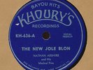Nathan Abshire Khourys 636 E+ Cajun 78 New Jole Blon b/w Tee Per Coine