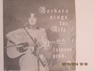 BARBARA SINGS FOR LIFE BARBARA SIPPLE XIAN FOLK PRIVATE LAZARUS VG++